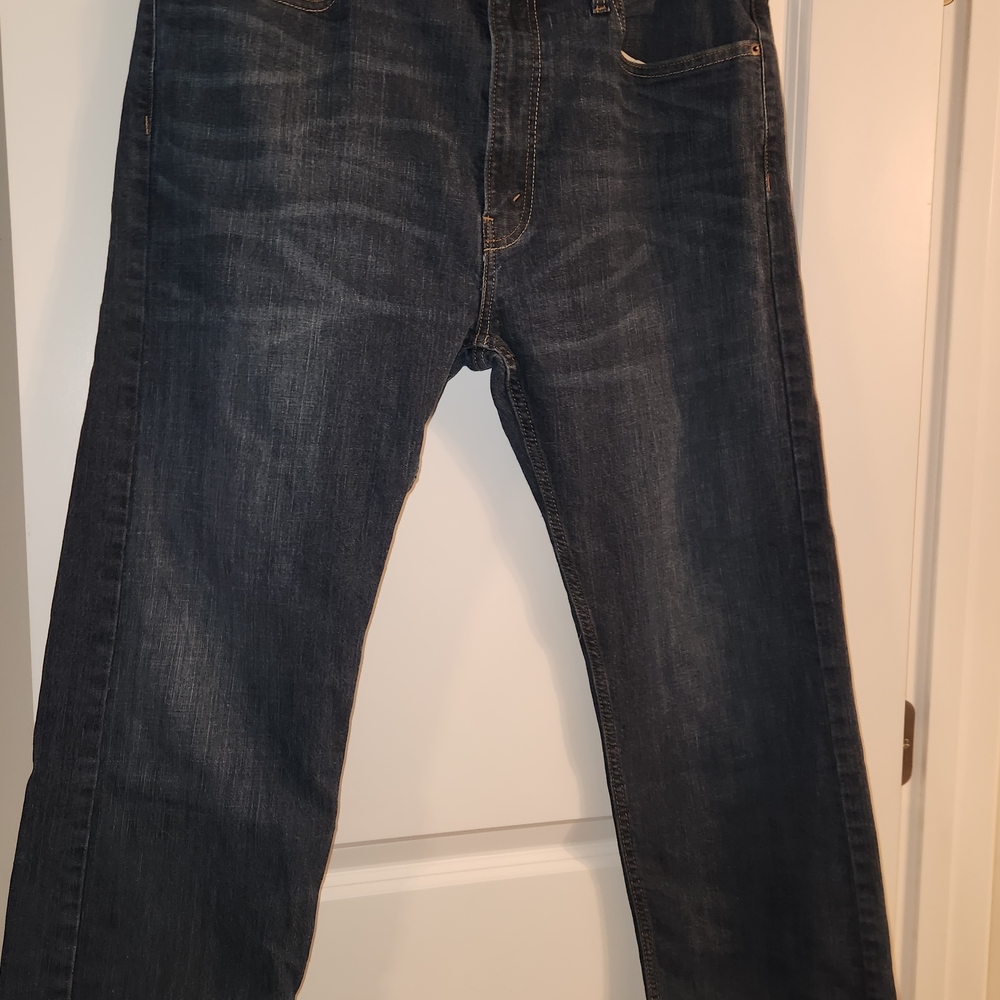 Levi's Dark Blue Bootcut Jeans Size 38x32 for Men